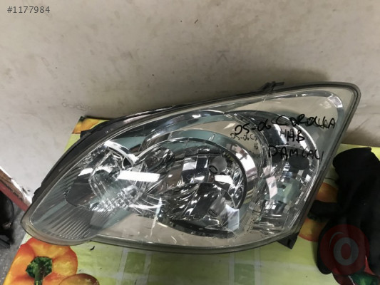 2005-2006 COROLLA HB DAMLALI SOL FAR TOYOTA ORJİNAL ÇIKMA