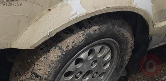 1988 model mazda 323 1.6 çıkma sol ön jant lastik