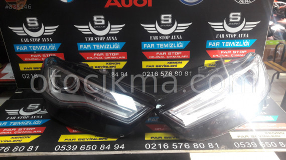 Audi A6 Xenon Üstten Led Far Sağ Sol Takım