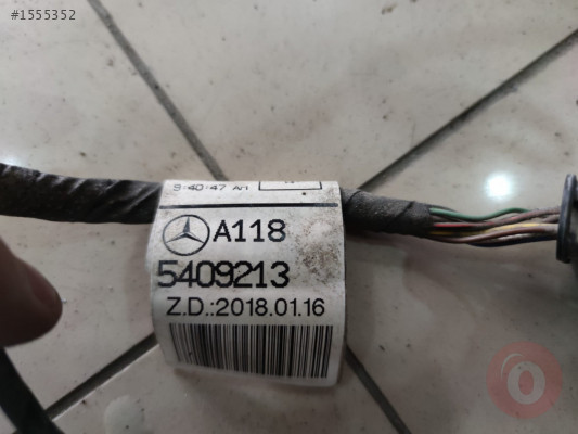 Mercedes CLA W118 Ön Park Sensörü Tesisatı A1185409213