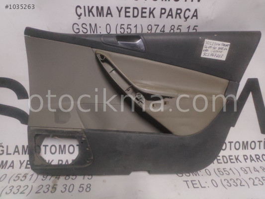 OEM;3C1867012 VW PASSAT B6 05-10 SAĞ ÖN KAPI DÖŞEME