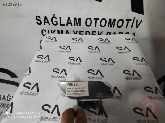 OEM; 711668706 AUDİ A3 09-12 ÇIKMA  SAĞ FAR YIKAMA KAPAĞI