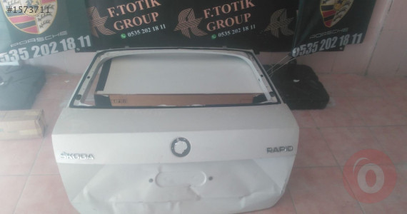 ÇIKMA SKODA RAPİD ARKA BAGAJ KAPAĞI BEYAZ ORJİNAL