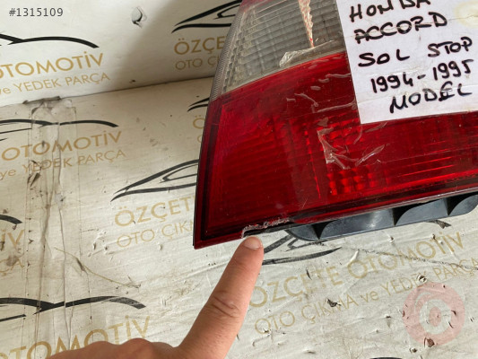 HONDA ACCORD SOL STOP LAMBASI 1994-1995 MODEL ORJİNAL ÇIKMA