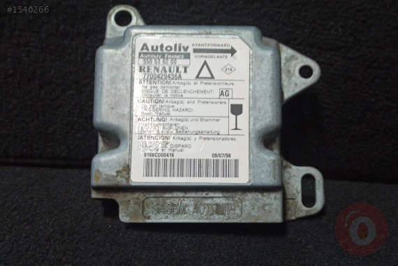 Renault Laguna Airbag Beyni  550 53 62 00 7700429436A