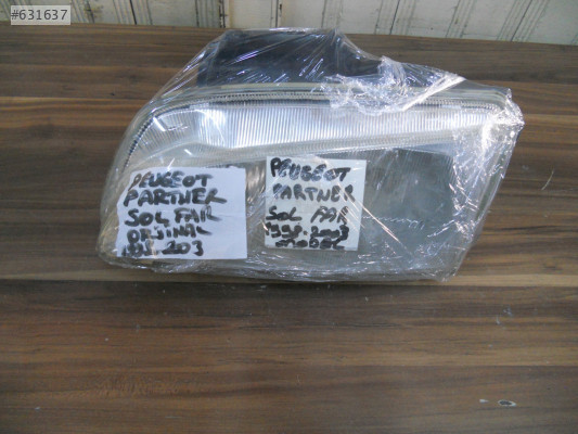 PEUGEOT PARTNER SOL FAR 1998-2003 MODEL ORJİNAL ÇIKMA