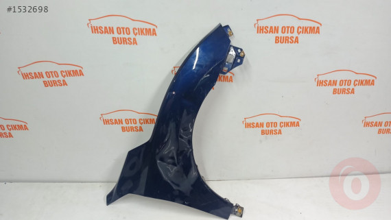 Honda Civic sağ ön çamurluk orijinal çıkma mavi renk