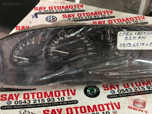 Opel vectra B gösterge saat 220km 09134517LB
