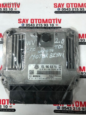 Tiguan 2.0 tdi CFF cikma motor beyni 03L906018FA