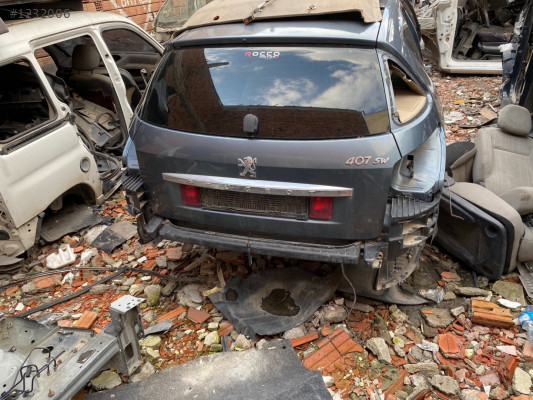 Pejo 407 sw çıkma arka bağaj kapağı