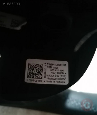 8W0419091DM 8W0419091AL ÇOK FONKSİYONLU DERİ DİREKSİYON