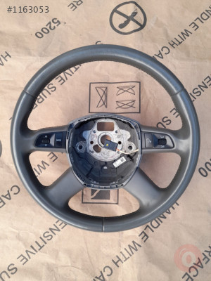 AUDİ A4 05-12 DERİ DİREKSİYON SİMİDİ 4 KOLLU GRİ 8K0419091BG