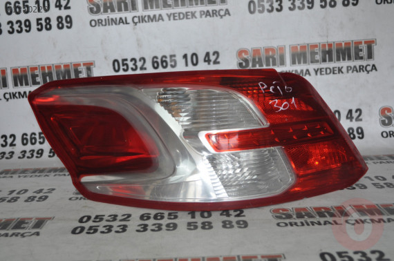 ÇIKMA PEUGEOT 301 SOL VE SAĞ STOP