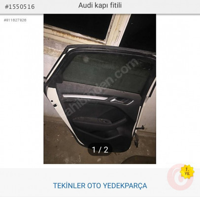 Çıkma A3 Audi kapı fitili ve döşeme hatasız