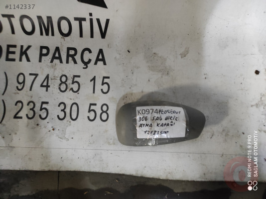 OEM;12183500 PEUGEOT 306 SAĞ DİKİZ AYNA KAPAĞI