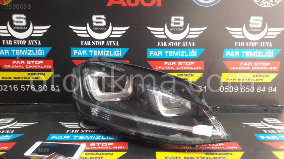 Volkswagen Golf 7 Xenon Sağ Sol Takım Far