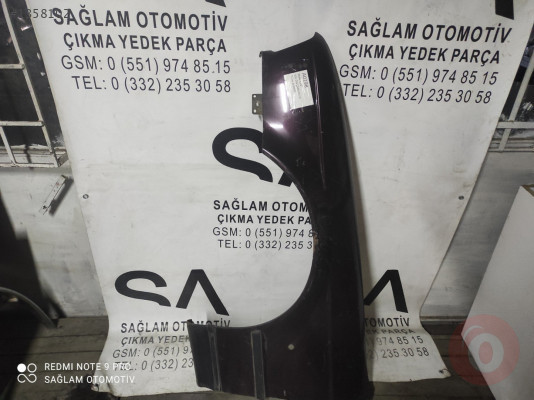BMW E-34 ÇIKMA  SOL ÖN ÇAMURLUK BORDO