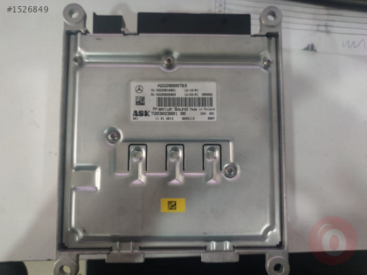 Mercedes S Serisi W222 Anfi Beyni A2229016901 A2229009703