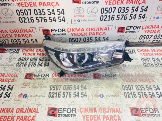 TOYOTA HİLUX LED SAĞ FAR ORJİNAL ÇIKMA YEDEK PARÇA 16-20