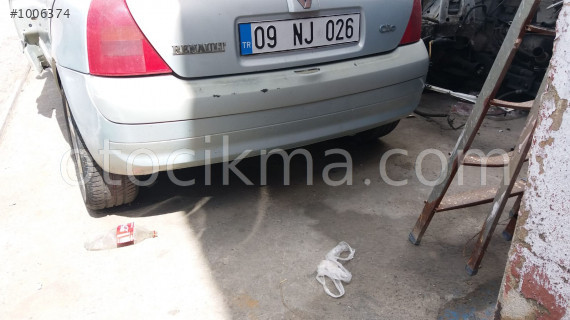 renault clio orjinal temiz arka tampon çıkma