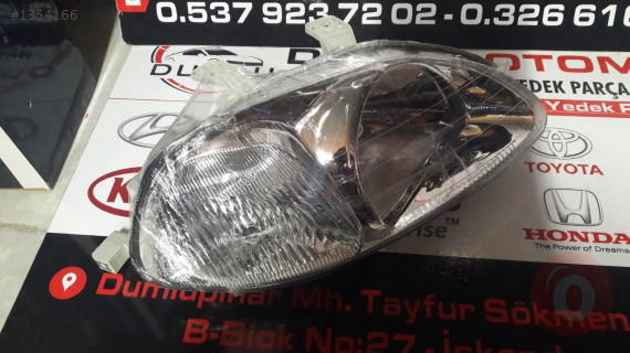 (CIVIC (EJ, EK) 96-98  FAR SAĞ- 33101-S04-G02