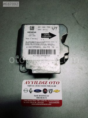 OPEL ASTRA G AİRBAG BEYNİ 09180799 UY