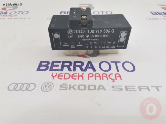 VW GOLF BORA AUDI A3 FAN KLİMA KONTROL PANELİ 1J0919506Q
