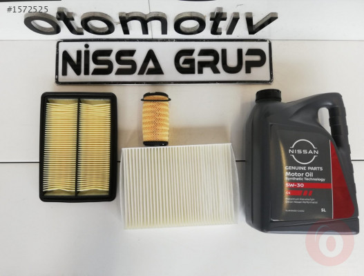 NİSSAN X-TRAİL HAVA+YAĞ+POLEN FİLTRE+MOTOR YAĞI T32 2014-