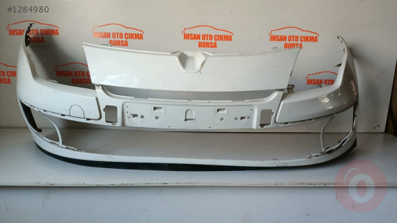 Megane 3 coupe ön tampon orijinal çıkma beyaz