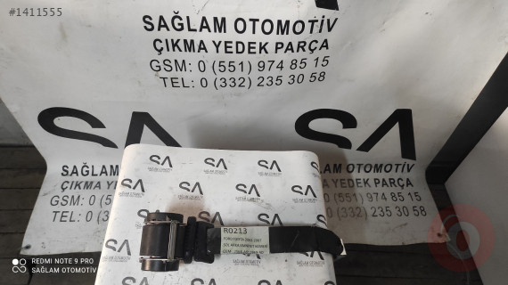 2S6A-A611B69-AD  FORD FİESTA 02-07 SOL ARKA EMNİYET KEMERİ