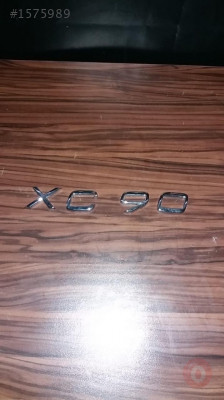 Volvo Xc90 bagaj yazısı