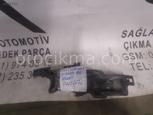 RENAULT LAGUNA 3 ÖN TAMPON SAĞ BRAKET OEM; P0012674