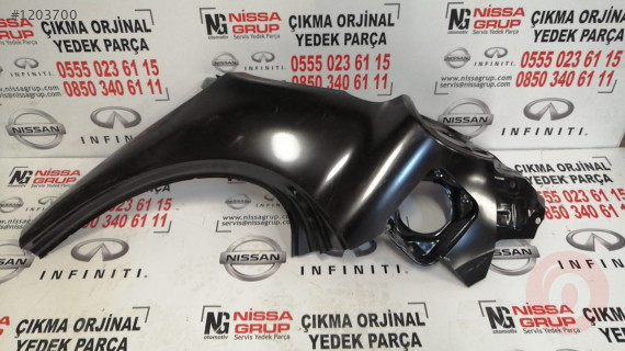 NİSSAN MİCRA SOL ÇAMURLUK SACI ÇIKMA PARÇA K13 2013-2018