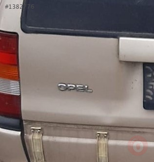 1998 opel astra f station 1.4 8v çıkma bagaj marka yazısı
