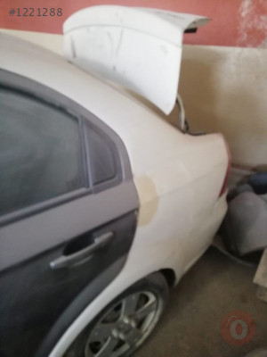 chevrolet aveo sedan t250 kesme sol arka çamurluk.