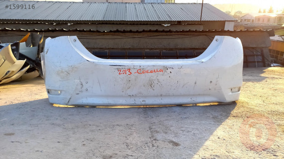 2013 Toyota Coralla Arka Tampon Orjinal Çıkma