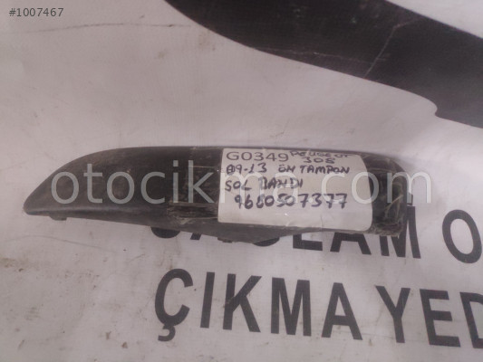 OEM; 9680507377 PEUGEOT 308 09-13 ÖN TAMPON SOL BANDI OEM; 9