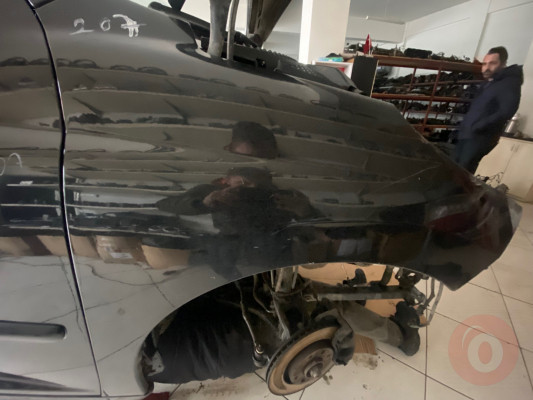 PEUGEOT 207 ÖN SAĞ SOL ÇAMURLUKLAR SİYAH