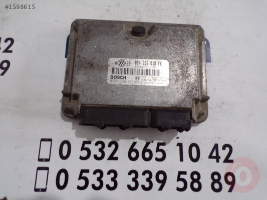 ÇIKMA VW Golf Motor Kontrol Ünitesi ECU Modül 06A 906 018 FK