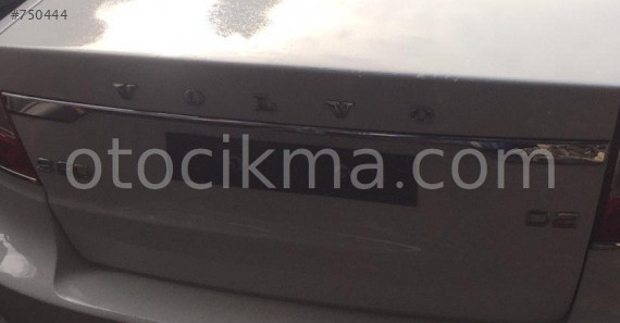 VOLVO S80 ÇIKMA BAGAJ ARMA YAZISI.