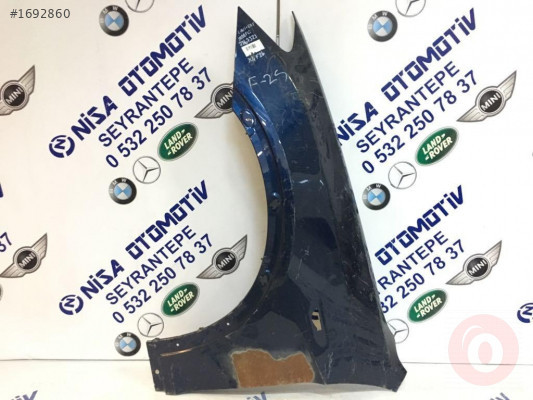 BMW X3 F25 KASA SOL ÖN ÇAMURLUK ORJ ÇIKMA 41357267323