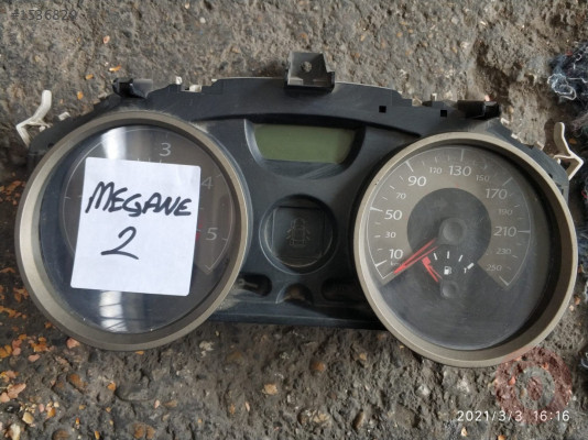 Renault Megane 2 çıkma orjinal  kilometre saati kadran