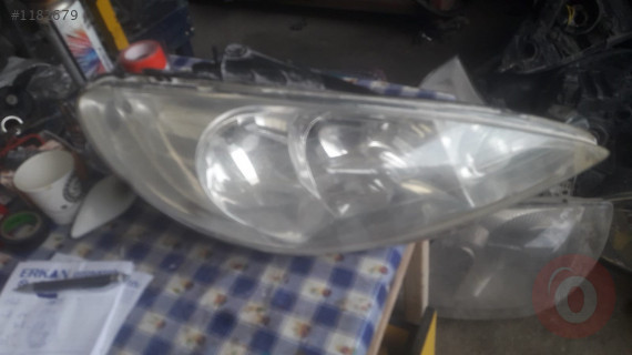 peugeot 206 çıkma sağ far