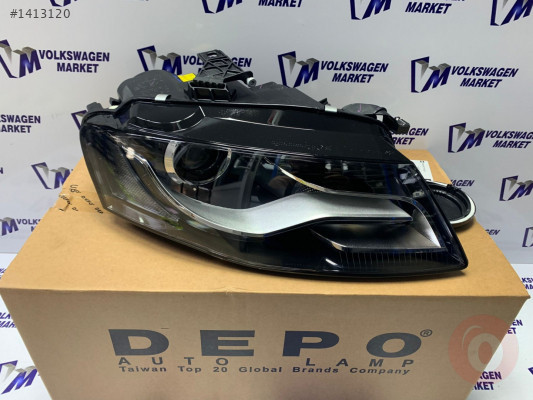 A4 04-12 XENON LEDLİ SAĞ ÖN FAR (DEPO)8K0941030AJ 8K0941004C