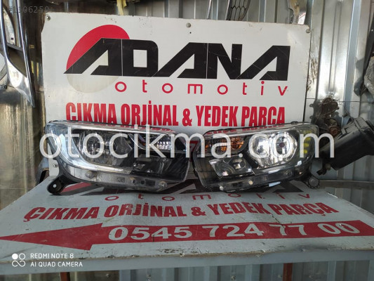Renault sembol 2017 model sağ sol far çıkma orijinal servis