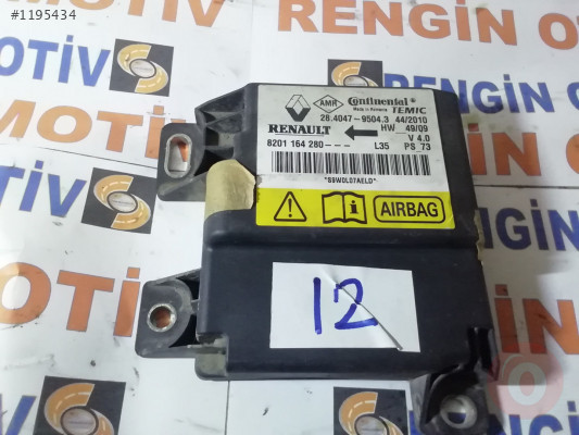 RENAULT SYMBOL AİRBAG BEYNİ 8201164280--- 28.4047-9504.3