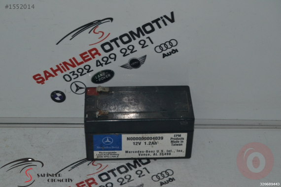 MERCEDES C SERİSİ DESTEK AKÜSÜ C-E-VİTO-A-B-CL-CLS SERİSİ