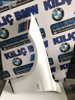 BMW F30 320 316 318 ÇIKMA ORJİNAL SEDEF BEYAZ SOL ÇAMURLUK