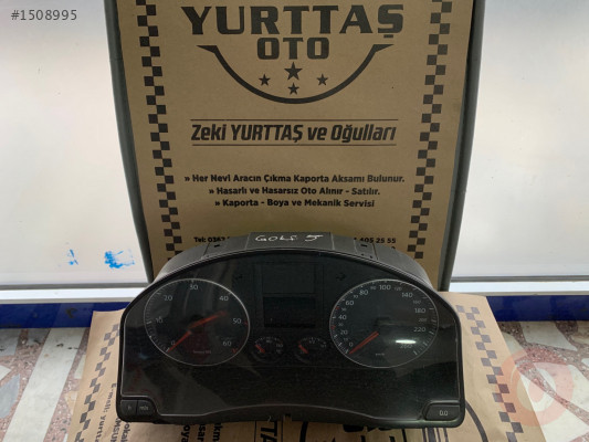 VW GOLF 5 ÇIKMA ORJİNAL HIZ GÖSTERGE SAATİ
