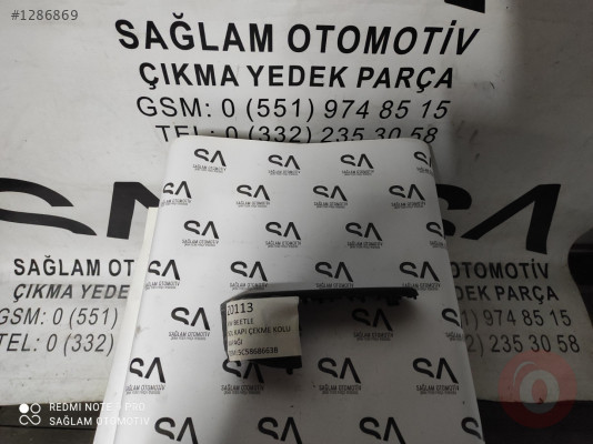 OEM; 5C5868663B VW BEETLE ÇIKMA  SOL KAPI ÇEKME KOLU KAPAĞI
